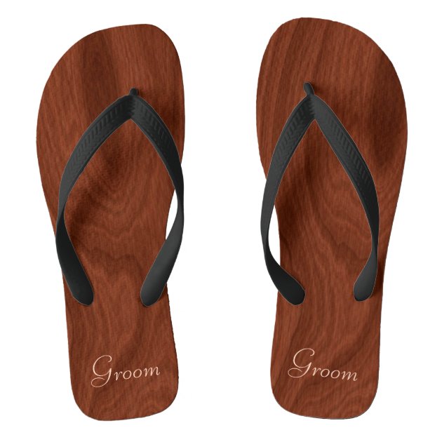 groom flip flops