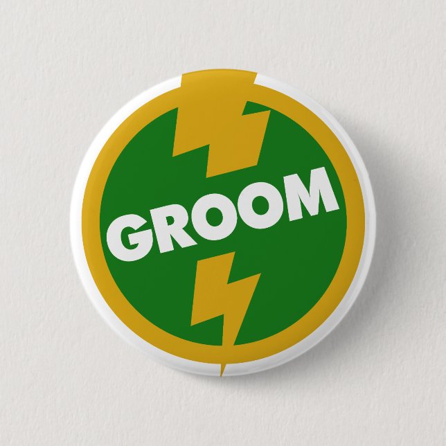 Groom Wedding - Dupree Pinback Button (Front)