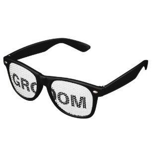 Groom Wedding Favor Retro Sunglasses