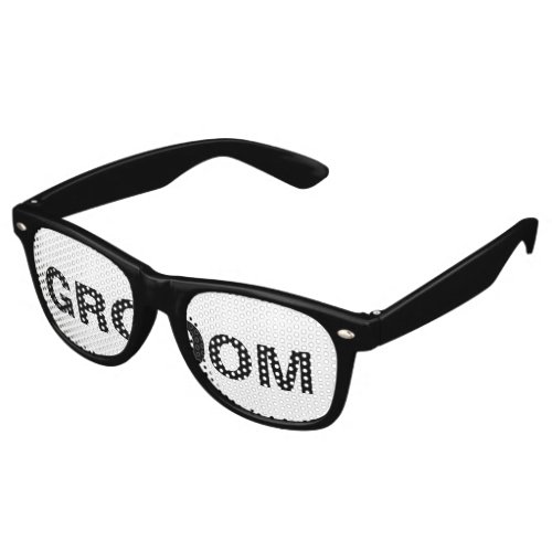 Groom Wedding Favor Retro Sunglasses