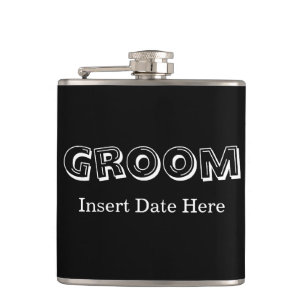 Groom Wedding Flask