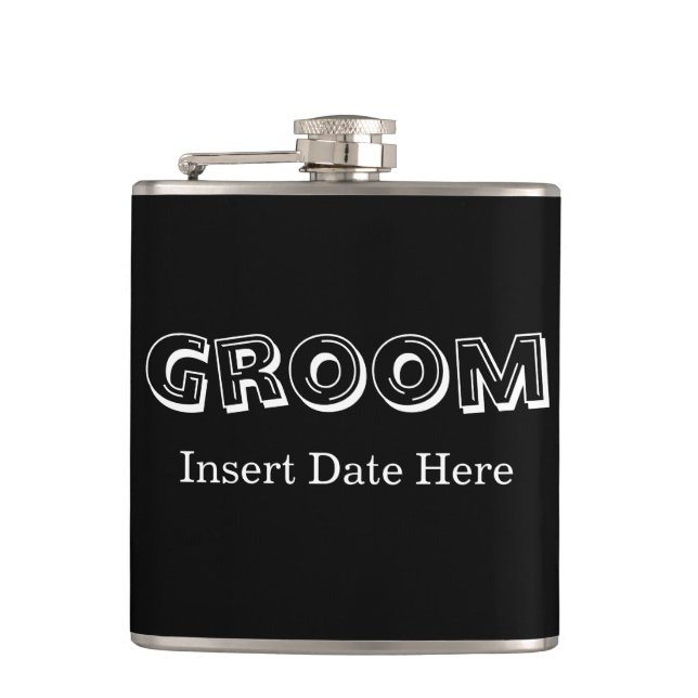 Groom | Wedding Flask (Front)