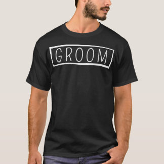 Groom Wedding Gift Best Man Bachelor Party Groomsm T-Shirt