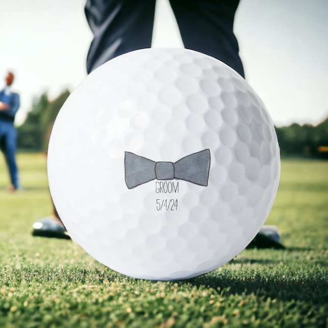 Groom Wedding Golf Balls (Creator Uploaded)