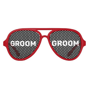GROOM WEDDING NOVELTY FUNNY SUNGLASSES SHADES