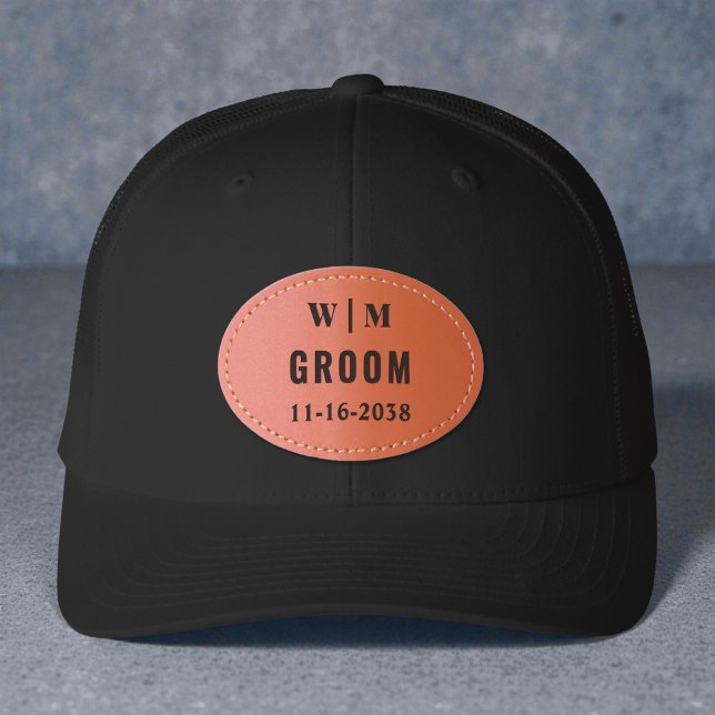 Groom Wedding Party Leather Patch Hat (Groom Wedding Party Leather Patch Hat)