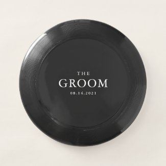 Groom Wedding Simple Classic Black and White