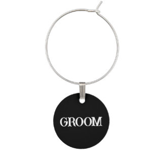GROOM WINE CHARM
