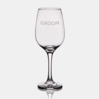 Groom Wine Glass | Wedding Day 
