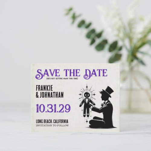 Groom with Voodoo Doll Groom Save The Date