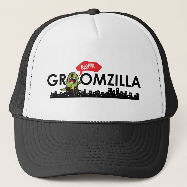 groom-zilla trucker hat (Front)
