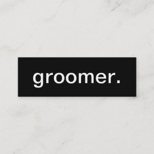 Groomer Business Card