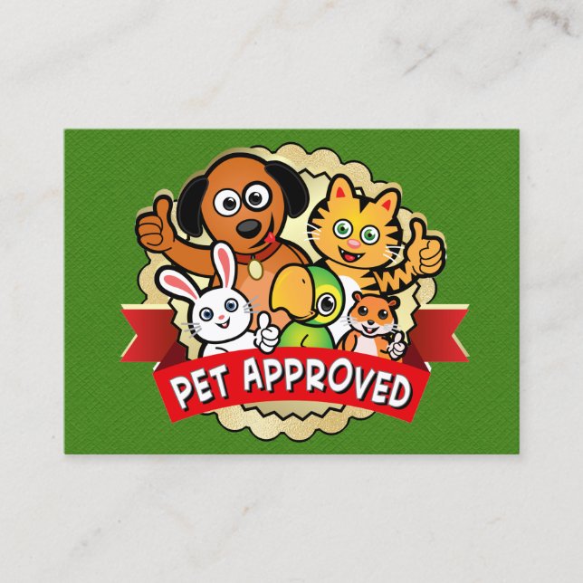 Groomer, Dog Walker, Veterinarian, etc. Business Card (Front)