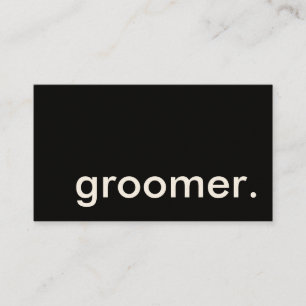 groomer. loyalty punch card