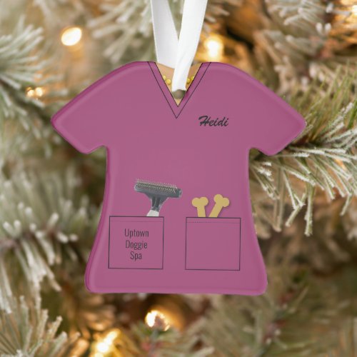 Groomer Veterinary Assistant Profession Ornament