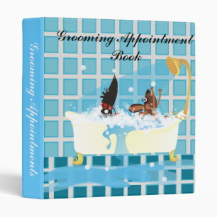 Grooming Appointment Book Binder