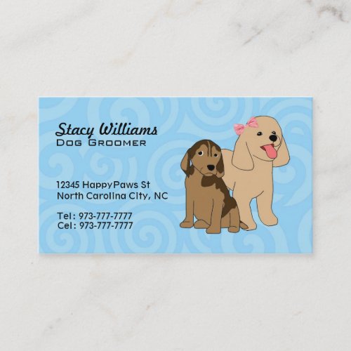 Grooming Business Cards