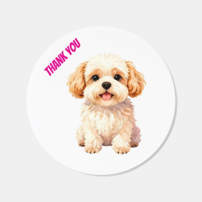 Grooming Personalized Luxury Trendy Collection Classic Round Sticker (Single)