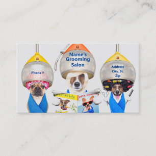 Grooming Salon Business Card