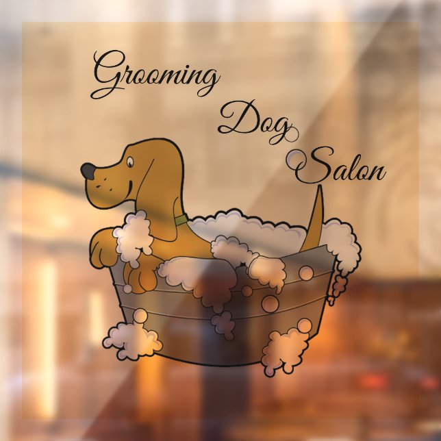 Grooming Salon  Window Cling (Sheet 2)
