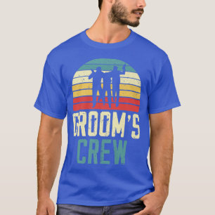 Grooms Crew Groom Squad Stag Night Bachelor Party T-Shirt