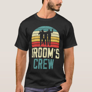 Grooms' Crew Groom Squad Stag Night Bachelor Party T-Shirt