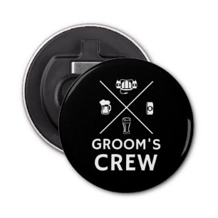 Groom's Crew Groomsmen Bachelor Party   Bottle Opener