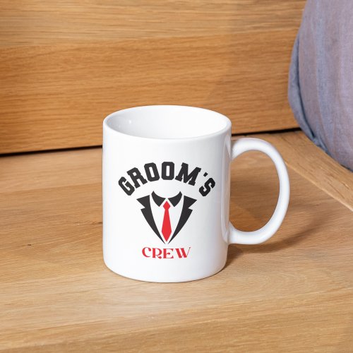 Grooms Crew Groomsmen Bachelor Party  Coffee Mug