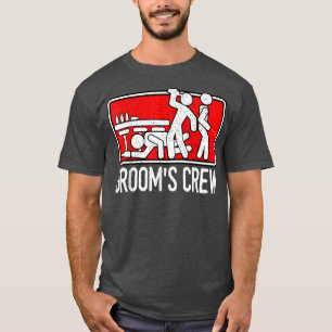 Groom's Crew Groomsmen Husband Marriage T-Shirt