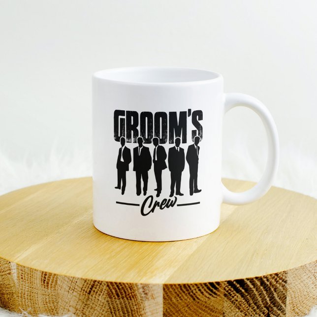Groom's Crew Groomsmen Team Bachelor Party Coffee Mug (Creator Uploaded)