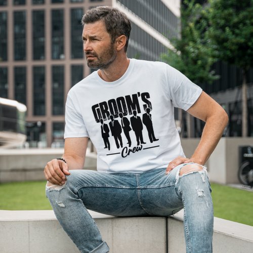 Grooms Crew Groomsmen Team Bachelor Party  T_Shirt