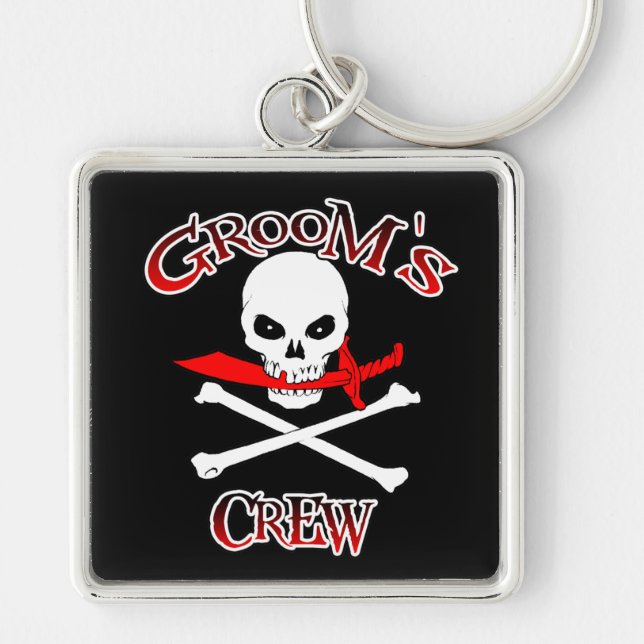 Groom's Crew Keychain (Front)