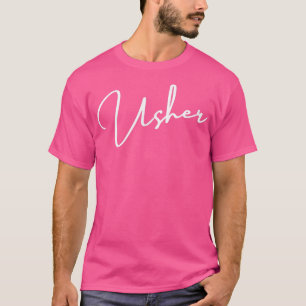 Grooms Crew Usher Bachelor  T-Shirt