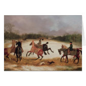 Grooms exercising racehorses (Front Horizontal)