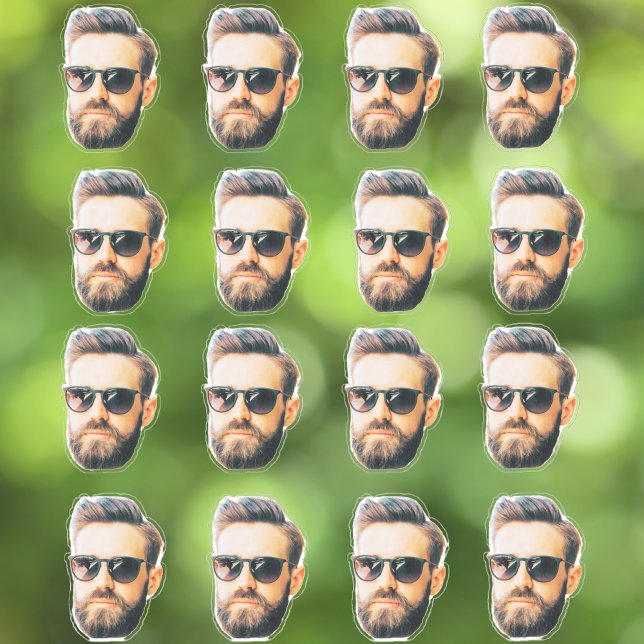 Groom's Face Funny Bachelorette Party Face  Sticker (Creator Uploaded)