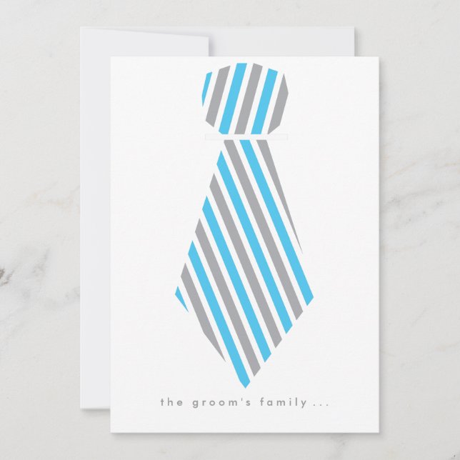 Groom's Family Rehearsal Dinner Invitation (Front)