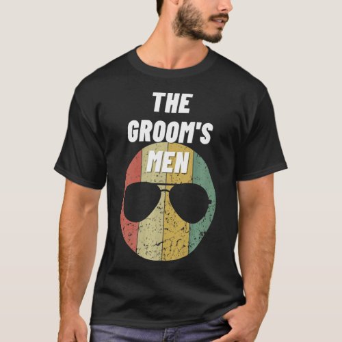 Grooms Men Wedding Party Best Man Bachelor Party  T_Shirt