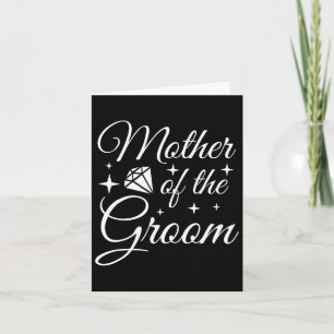 Grooms Mom Marriage Bridal Shower Mother Of The Gr Card