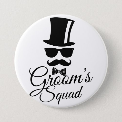 Grooms squad button