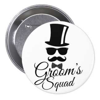 Groom's squad button