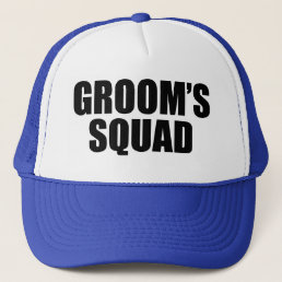 Groom&#39;s Squad funny hat for groomsman