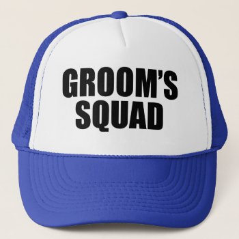 Groom's Squad Funny Hat For Groomsman by WorksaHeart at Zazzle