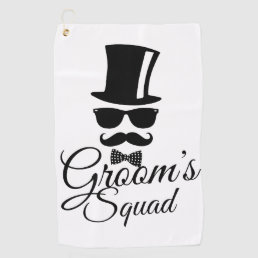 Groom&#39;s squad  golf towel