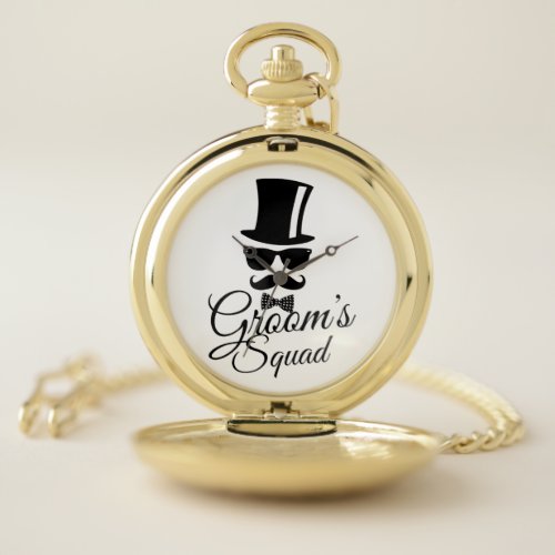 Grooms squad pocket watch