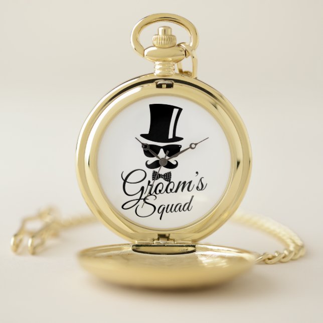 Groom's squad pocket watch (Inside)