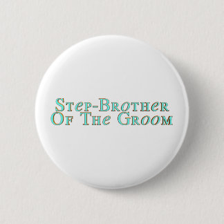 Grooms Step-Brother Button