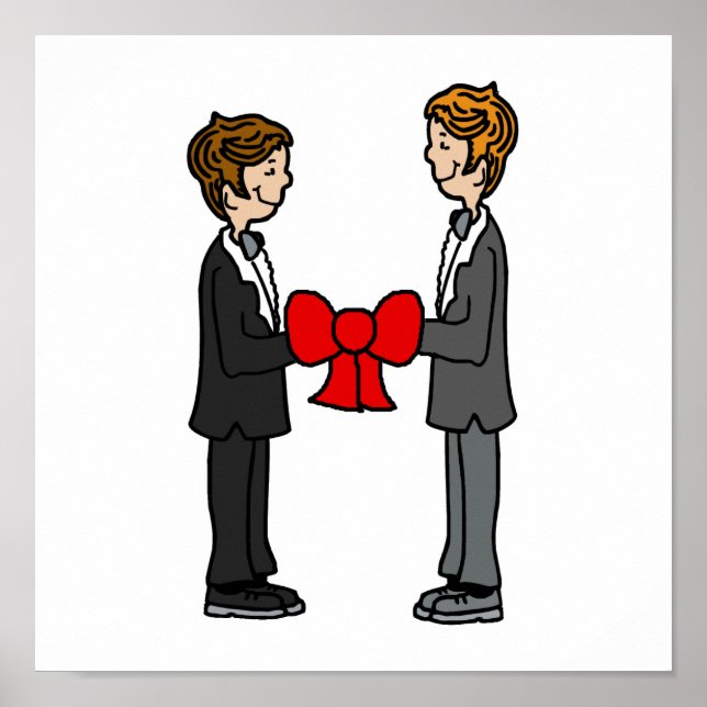 Grooms Tie the Knot Poster (Front)