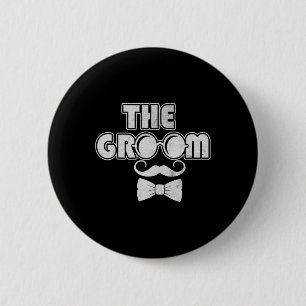 Grooms Wolfpack Bachelor Party Groomsmen Wedding T Button