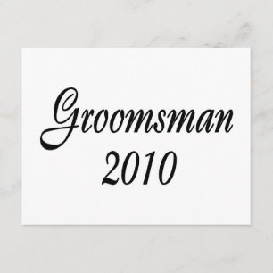 Groomsman 2010 invitation