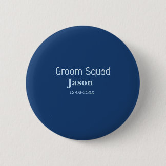 groomsman bachelorette party add name modern simpl button
